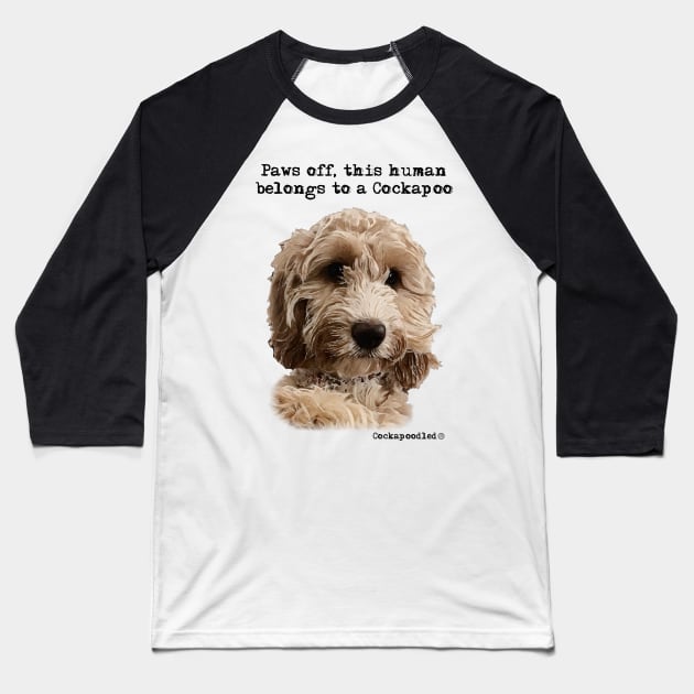 Cockapoo Dog Baseball T-Shirt by WoofnDoodle 